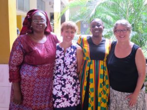 Oumou Konaré, Anne Gagnon, Tiguida Sissoko et Isabelle Brabant
