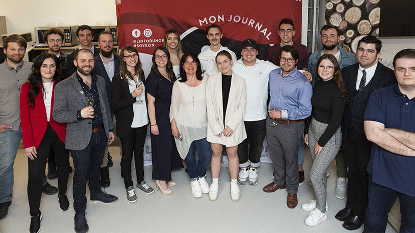 Groupe d'étudiants du Centre collégial de Mont-Tremblant