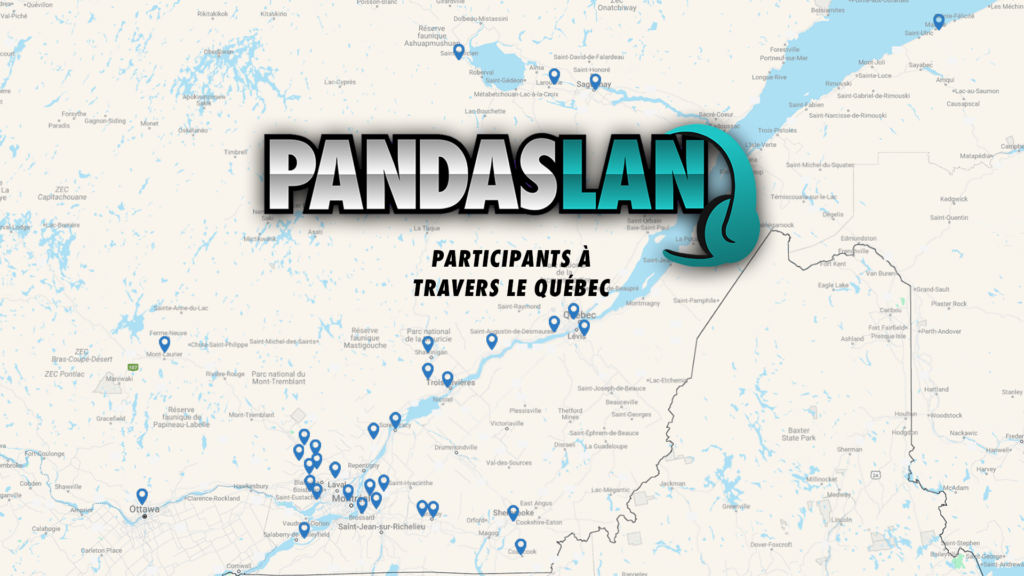 Le PandasLAN a réuni des joueuses et joueurs de partout au Québec pour une fin de semaine électrisante