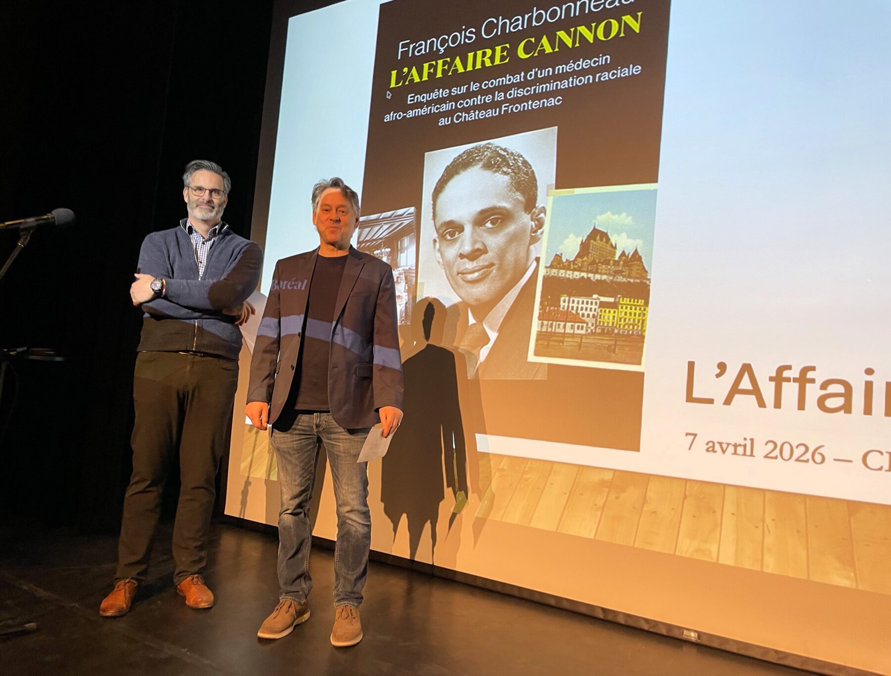 François Charbonneau à la Semaine des sciences humaines au CSTJ