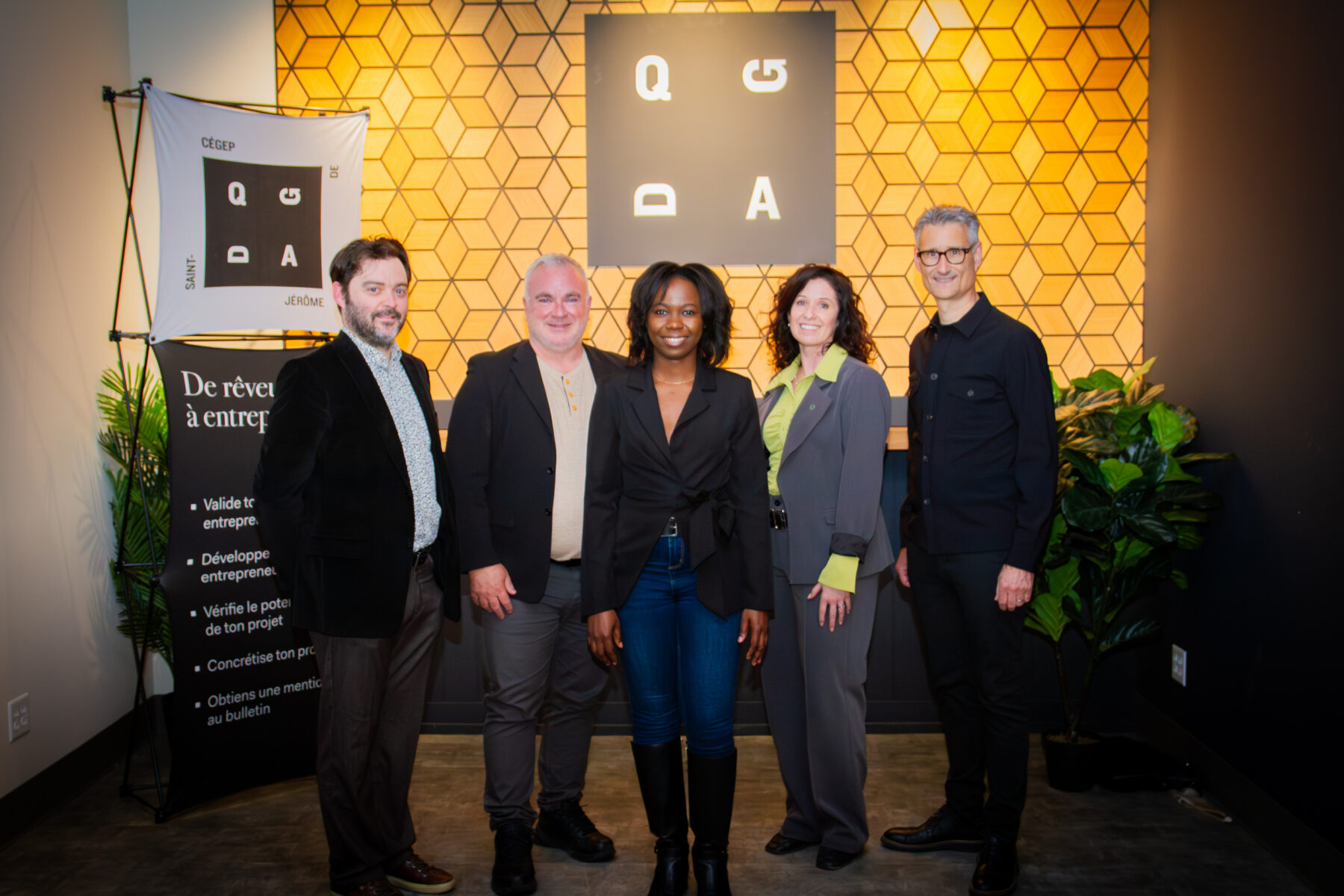 Lauréates et lauréats du Gala entrepreneurial du QGDA et récipiendaires des bourses Audace